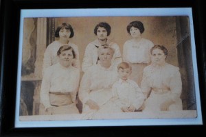 At the center of this photo is John's mother, my great-great-grandmother, Christiana Lieber Lambert.  